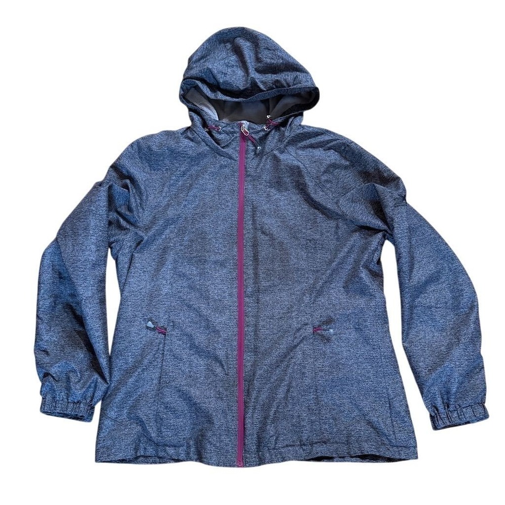 Zero Exposur ZX Women's Hooded Jacket‎ XL Lightweight Full Zip Casual Coat